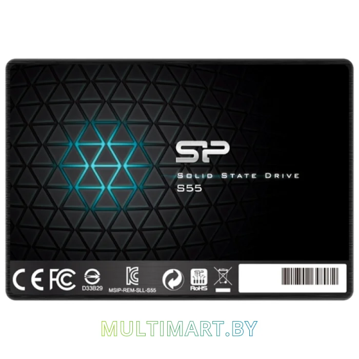 SSD диск Silicon-Power Slim S55 480GB (SP480GBSS3S55S25)